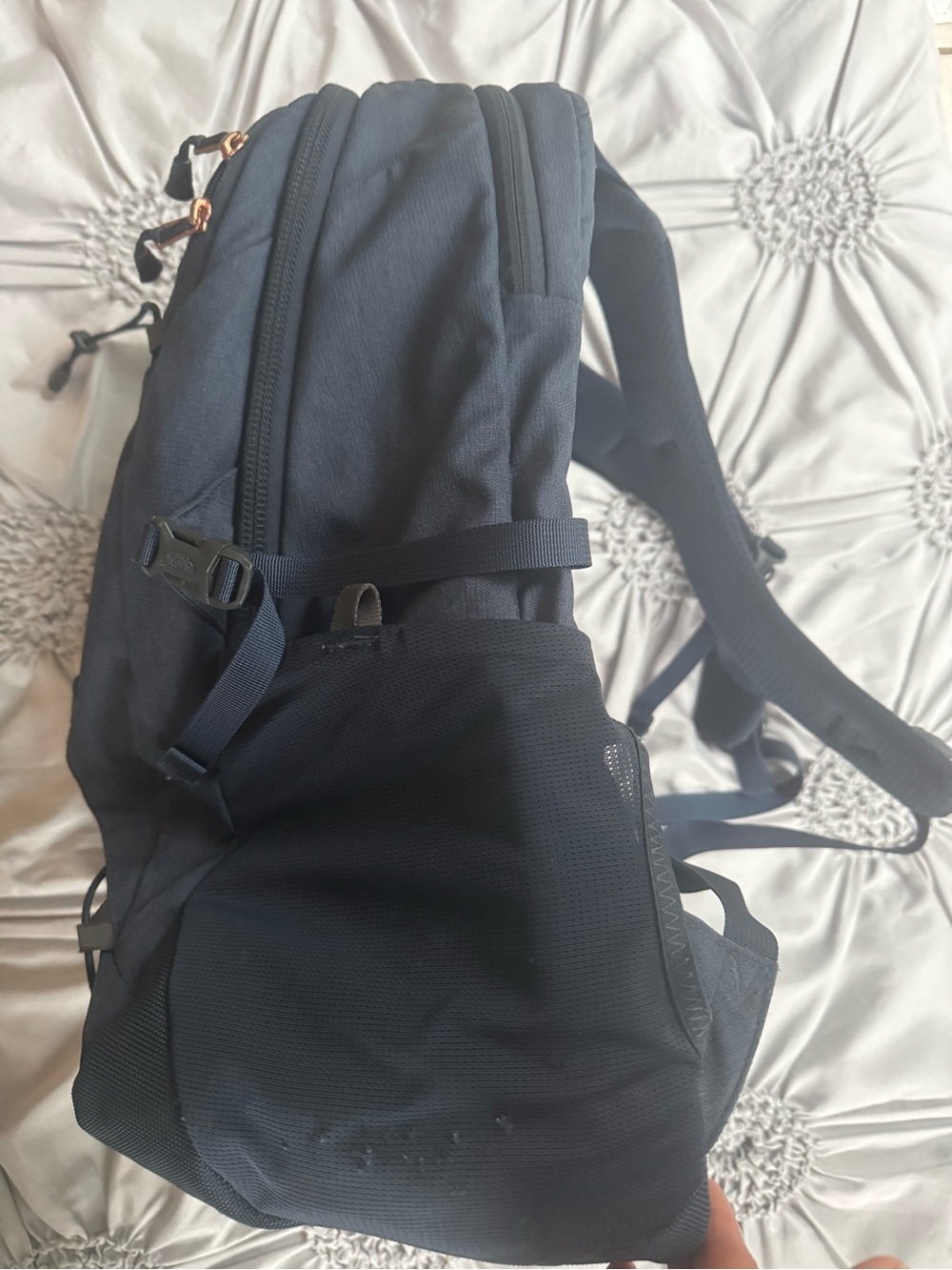 The North Face Jester Luxe dark blue Backpack - Picture 5 of 9